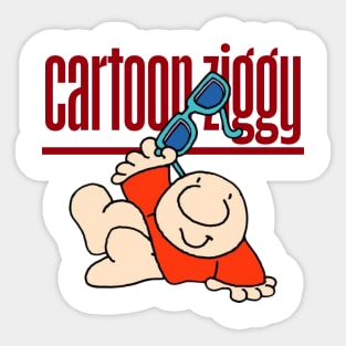 Cartoon Ziggy Sticker